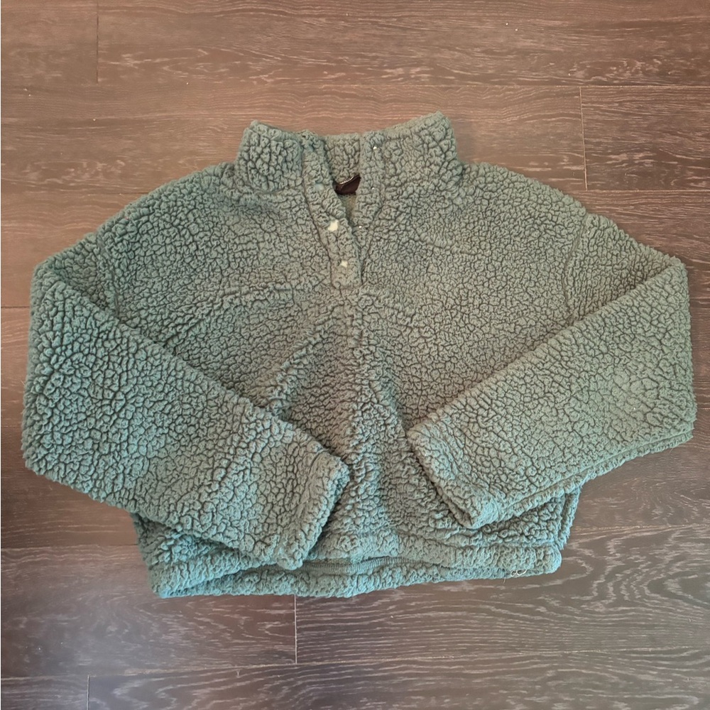 PacSun Green Cowl Neck Sweater